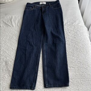 Hollister Dark Blue Denim Low rise loose Jeans